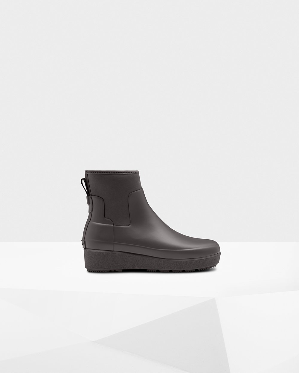 Botas Creeper Hunter Feminina Cinzentas - Refined Slim Fit Neoprene Chelsea - 58TXRDYVW
